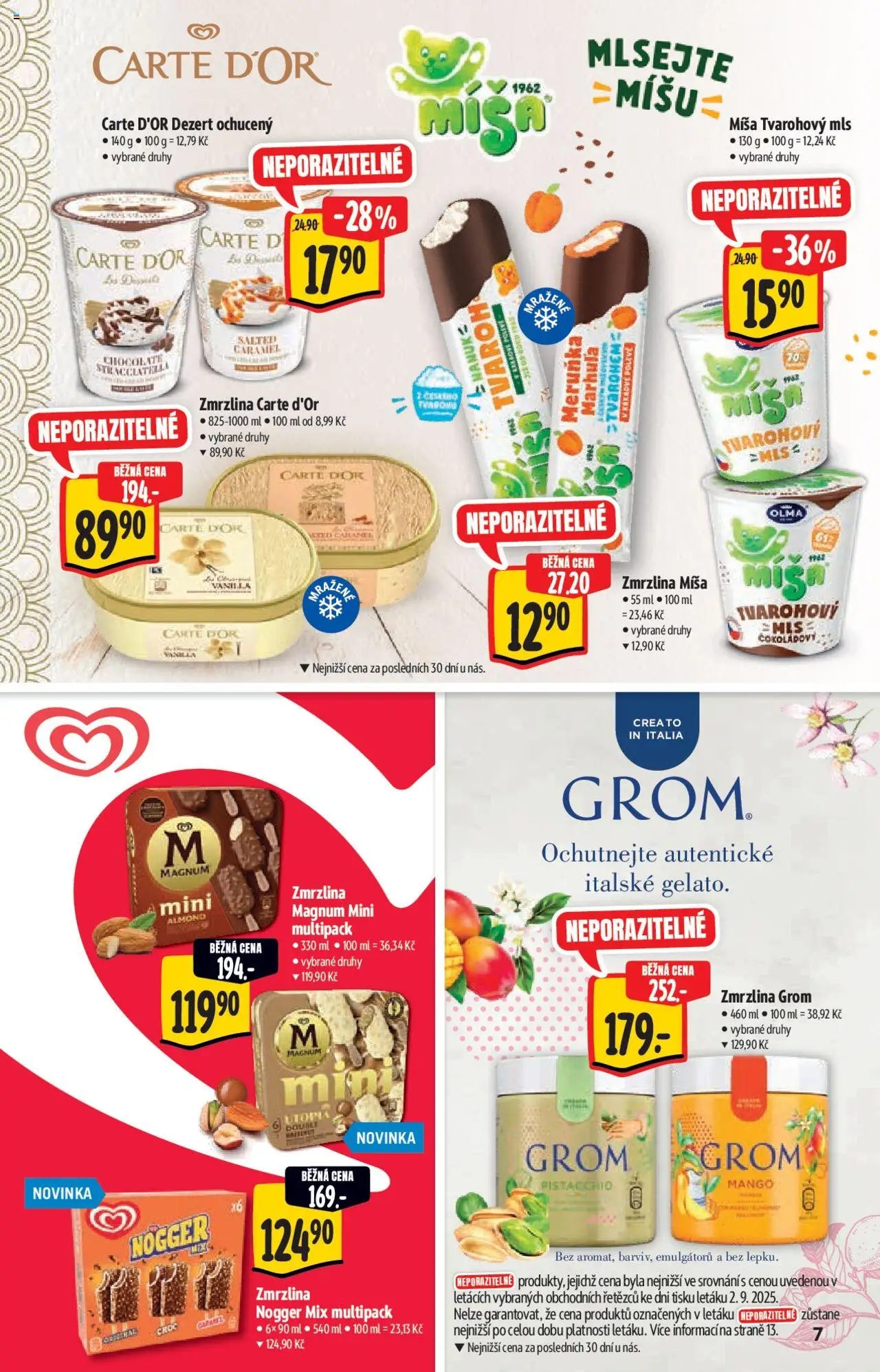 Albert katalog - Supermarket od 10.09.2025 | Strana: 7 | Produkty: Mango, Magnum, Carte d'or, Miš