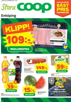 Stora Coop - Enköping - Förhandsvisning av reklamblad från butik Stora Coop aktuell från 28.07.2025