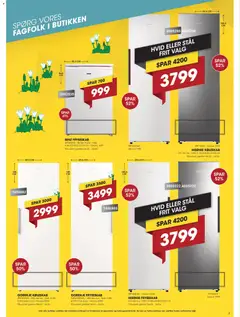 Punkt1 - Tilbudsavis gyldig fra 06.04.2026 | Side: 7 | Produkter: Køleskab