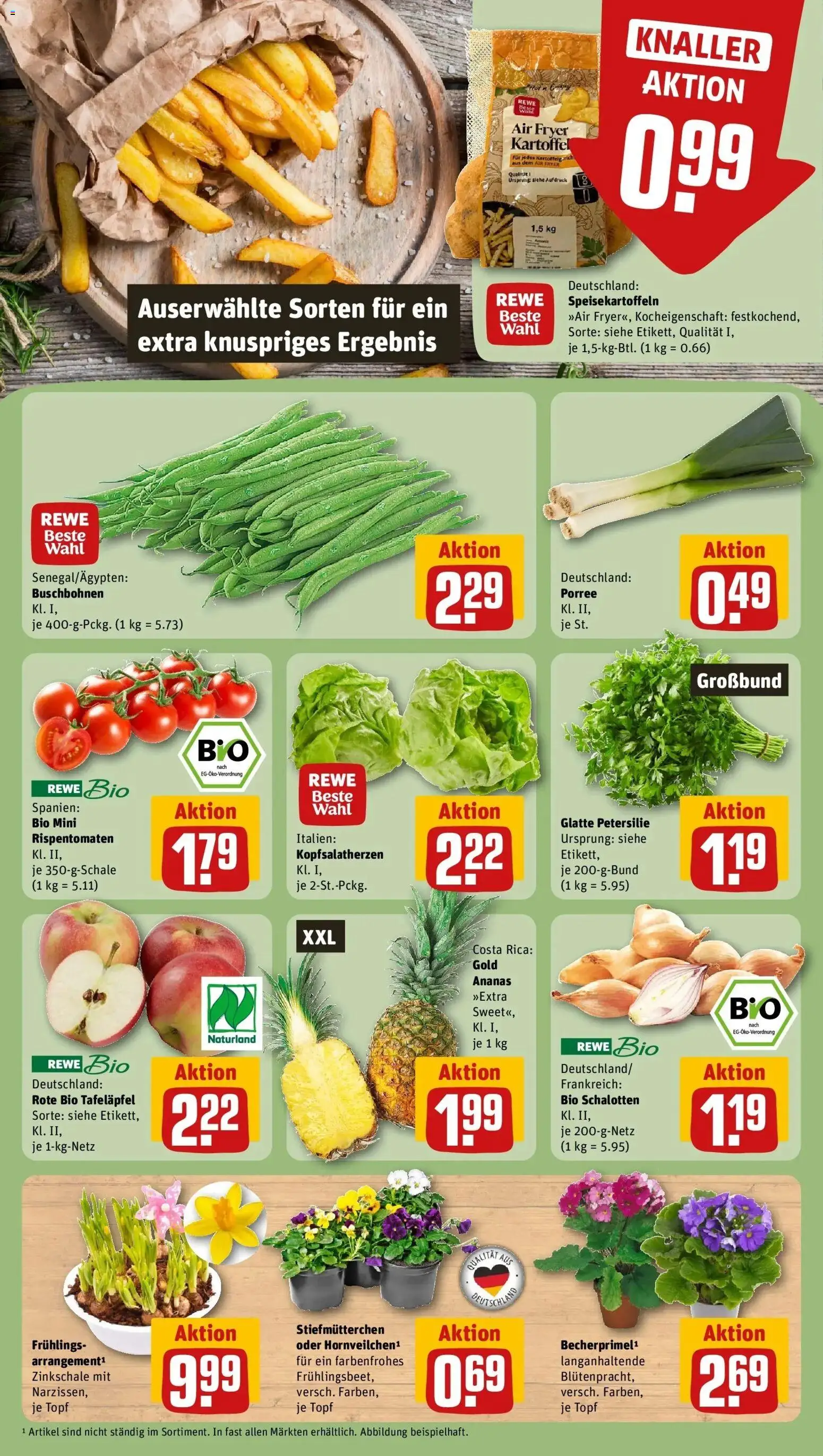 Rewe prospekt Dillingen	 – gültig ab 22.02.2026 | Seite: 7 | Produkte: Stiefmutterchen, Ananas, Petersilie