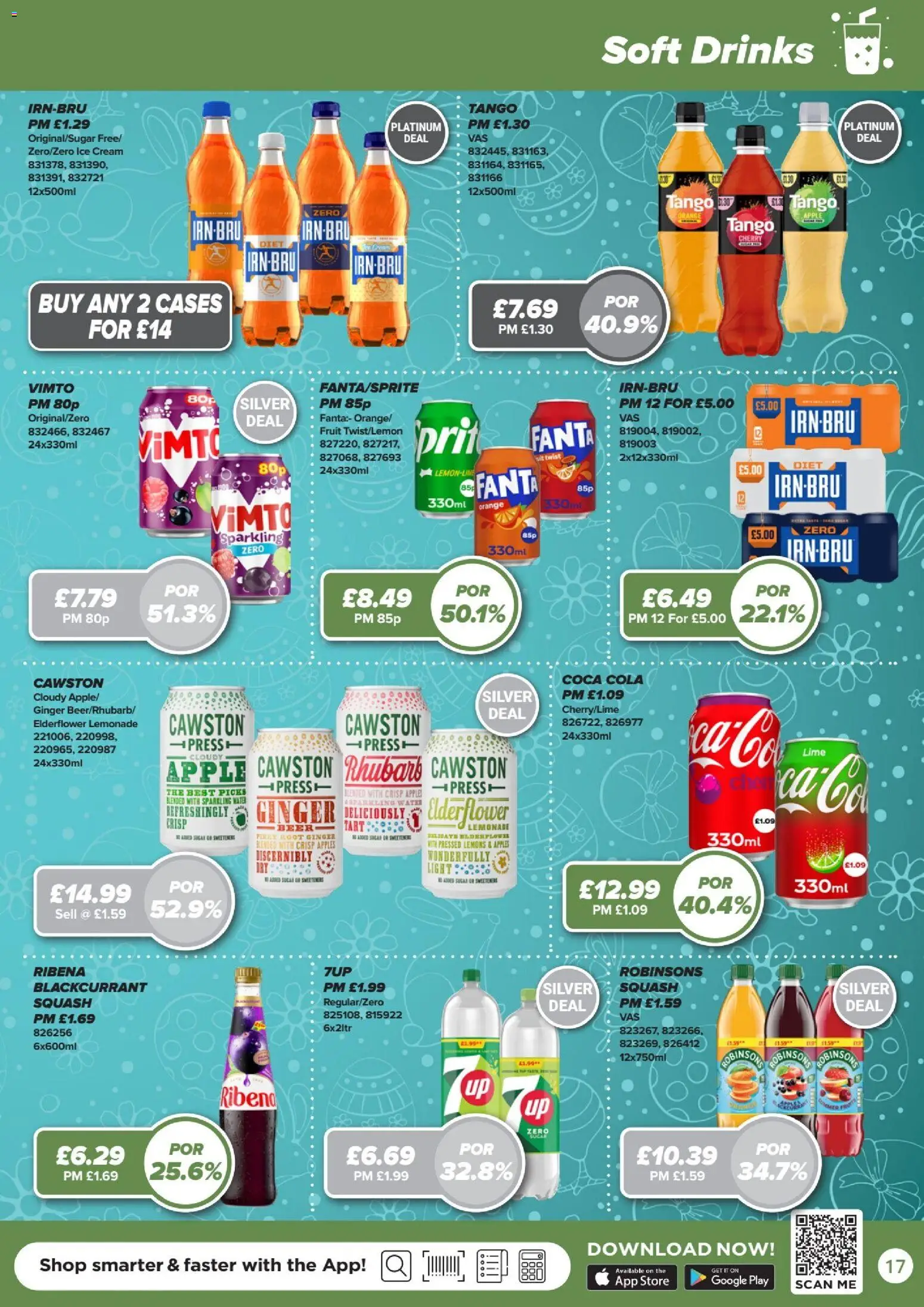 {H1} | Page: 17 | Products: Apple, Ice cream, Papier carton, Grissini