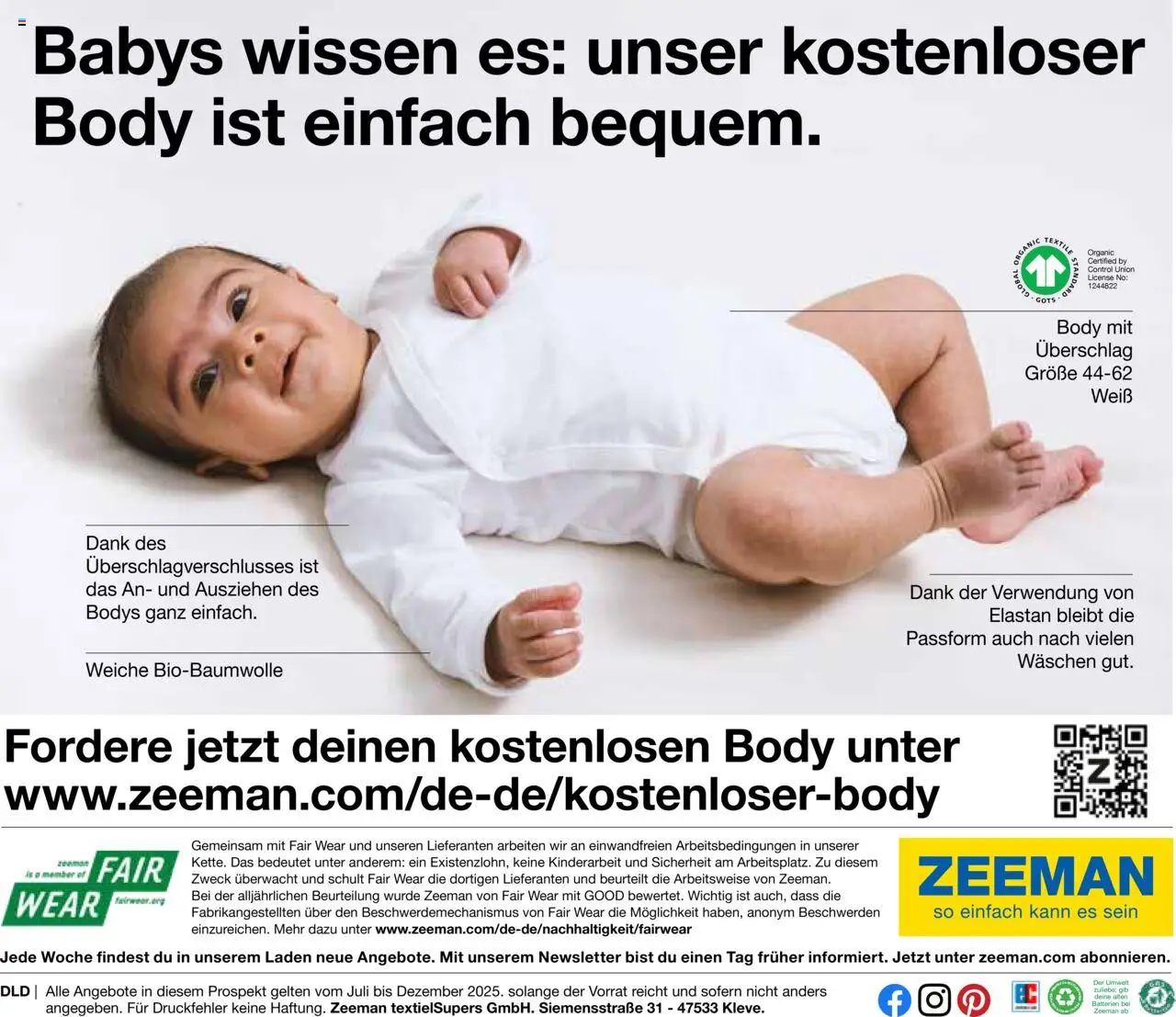 Zeeman Babyprospekt - gültig ab dem 18.07.2025 | Seite: 40 | Produkte: Batterien