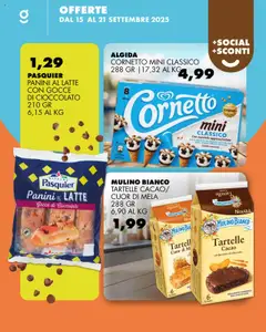 Volantino GECOP del 15.09.2025 | Pagina: 3 | Prodotti: Panna, Latte, Cacao, Albicocche