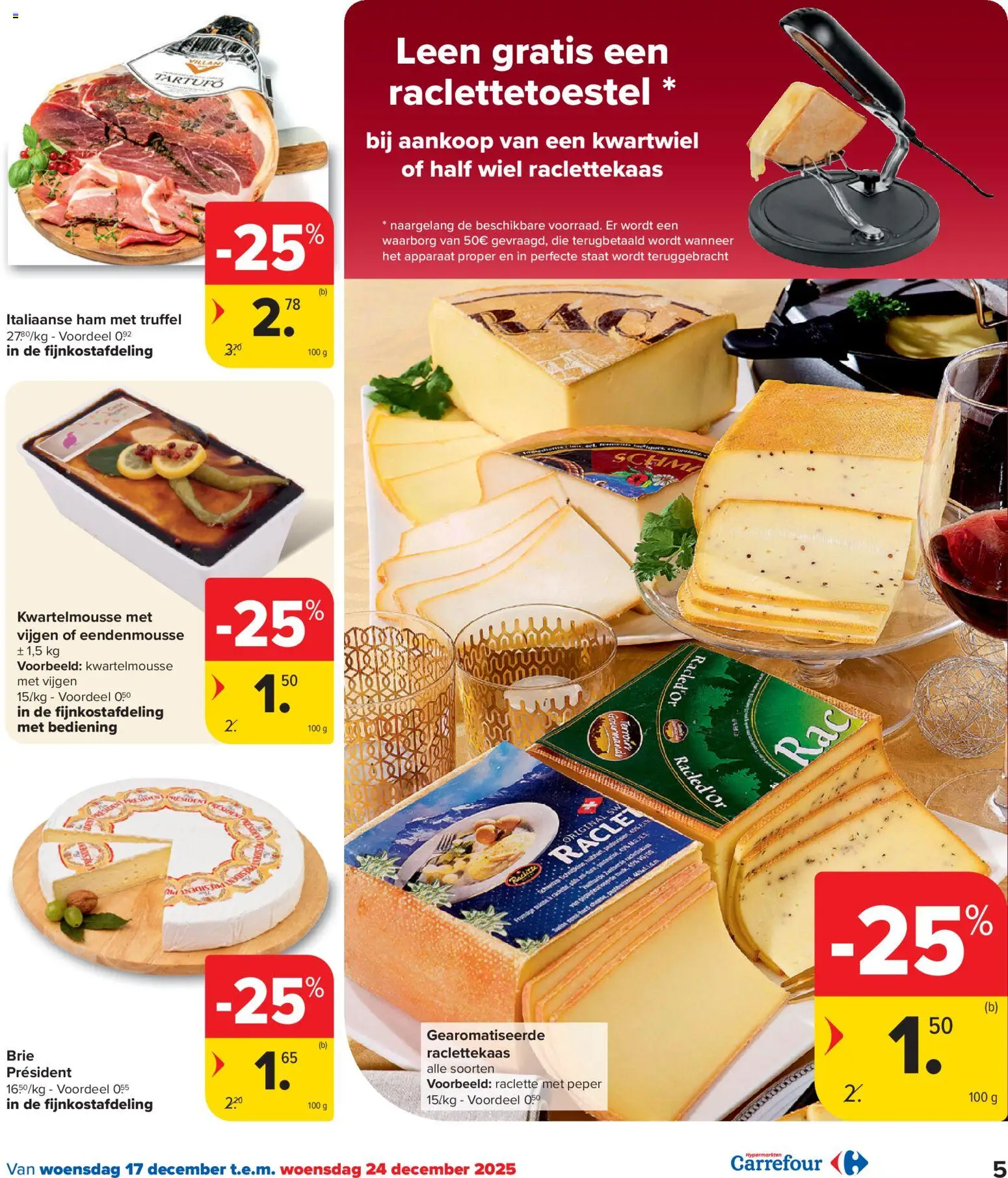 {H1} | Pagina: 5 | Producten: Ham, Brie, Peper