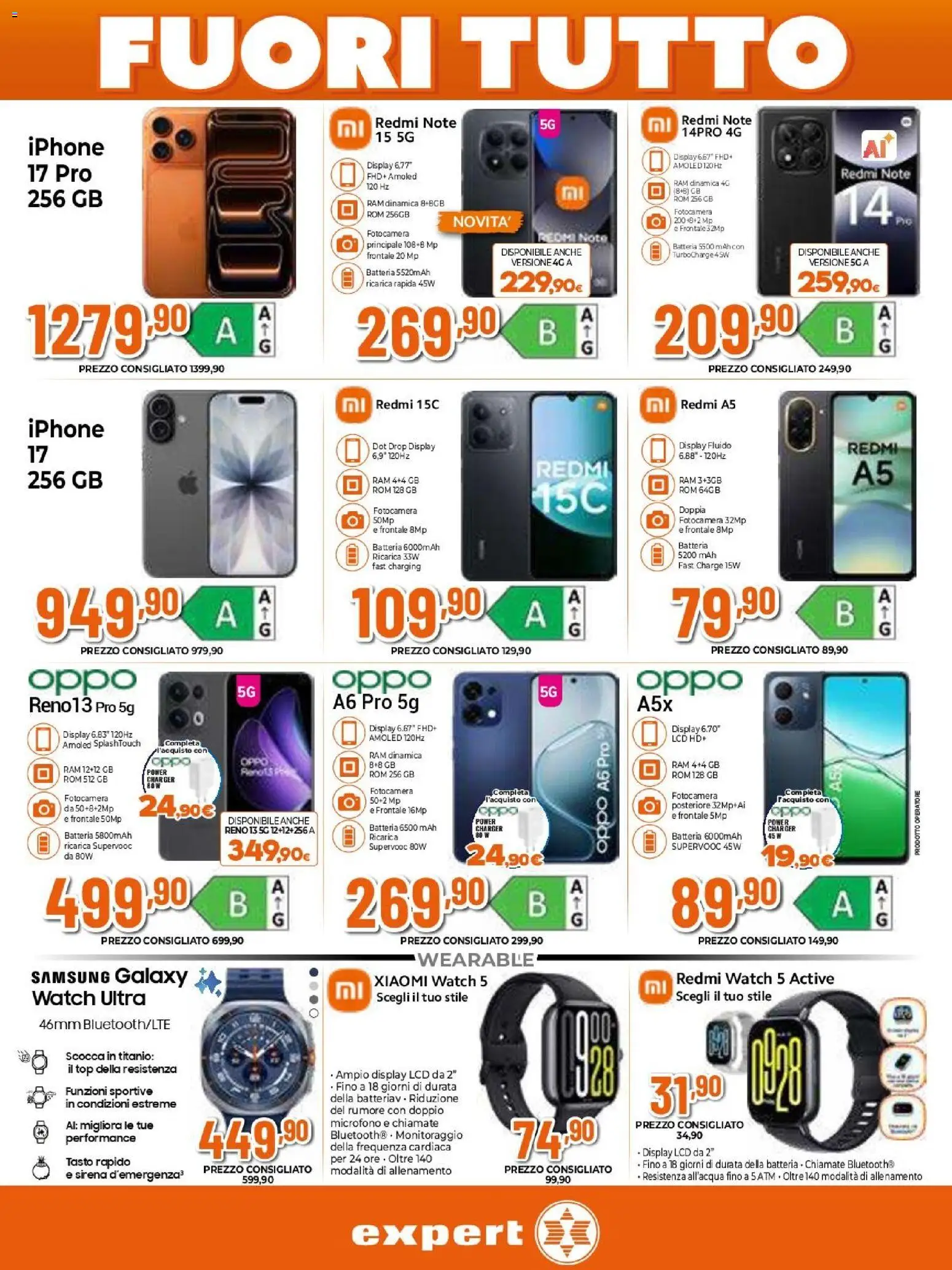 Volantino Expert del 27.12.2025 | Pagina: 25 | Prodotti: Xiaomi, Samsung Galaxy, Fotocamera, Microfono