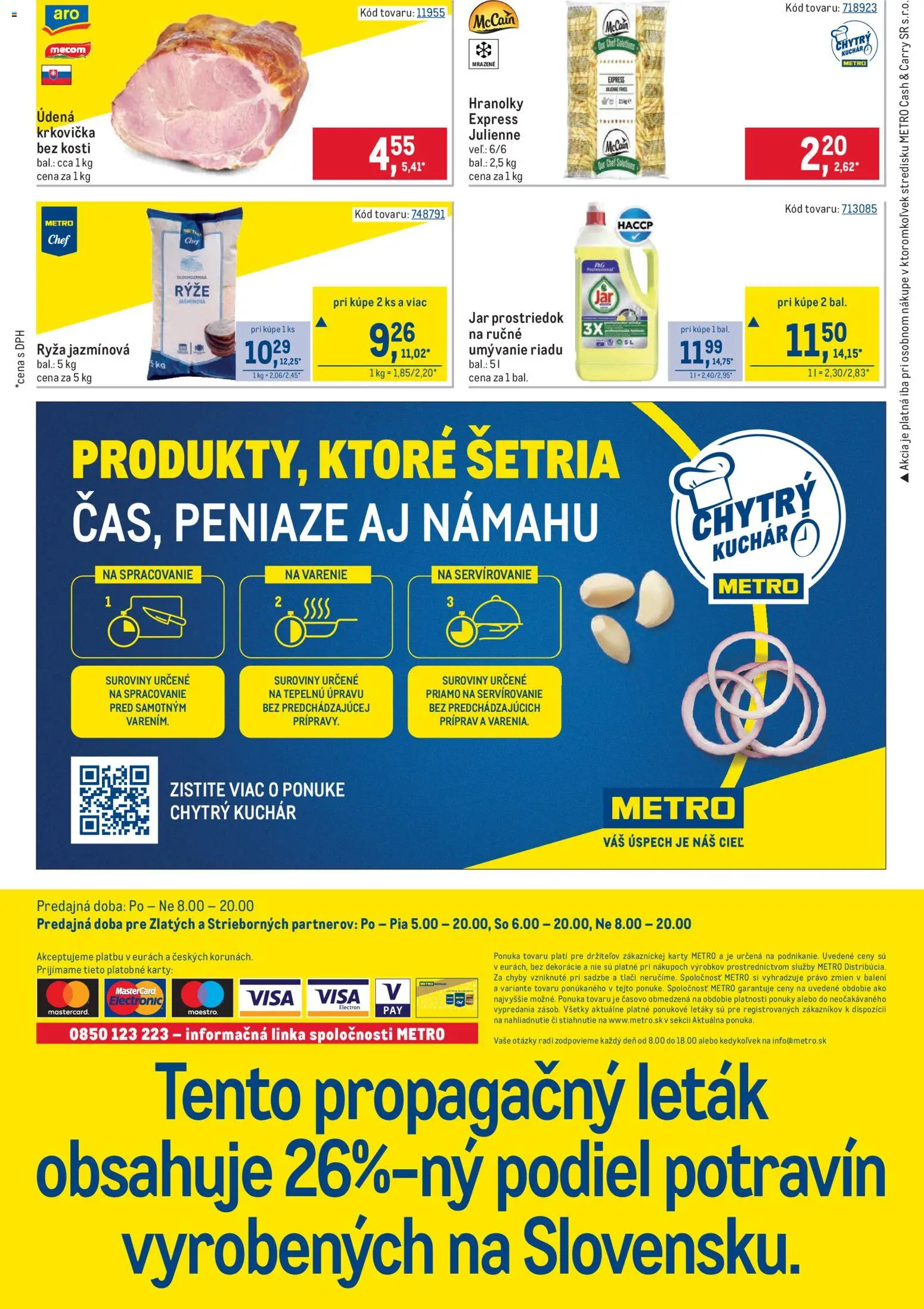 Nové Metro akcie – leták je platný od 19.11.2025 | Strana: 32 | Produkty: Ryža, Krkovička, Jar