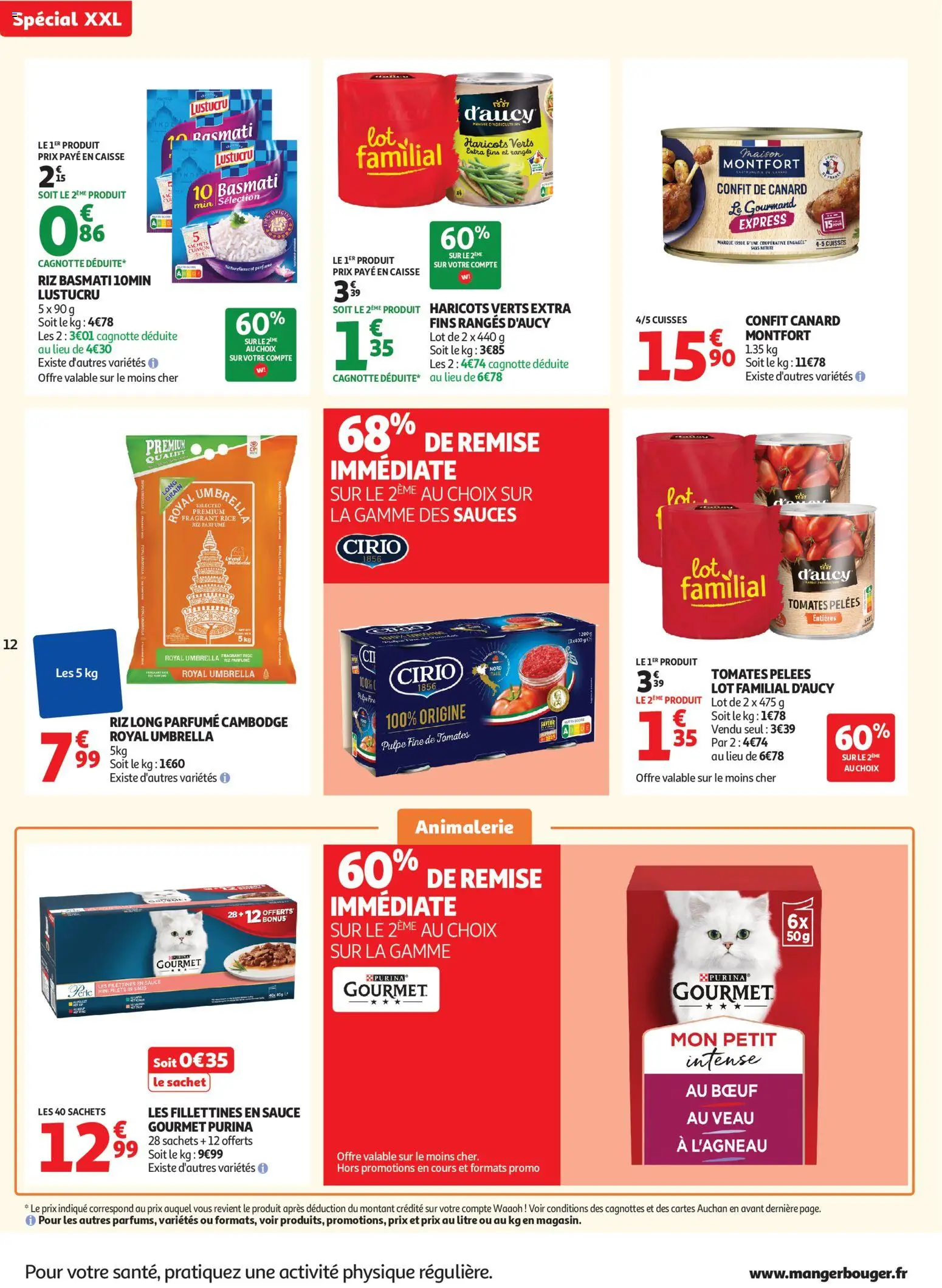 {H1} | Page: 12 | Produits: Riz basmati, Confit de canard, Tomates, Riz