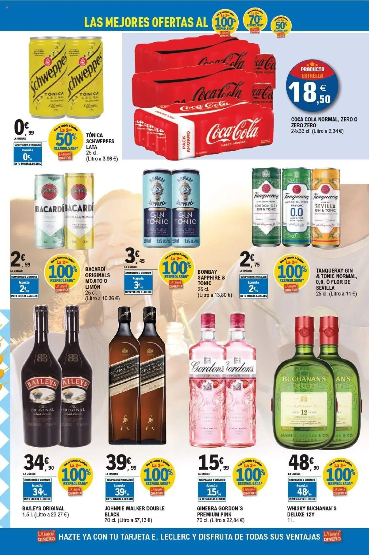E.Leclerc folleto │ válido desde el 22.10.2025 | Página: 21 | Productos: Σφουγγαρίστρα, Pan, Ginebra, Whisky