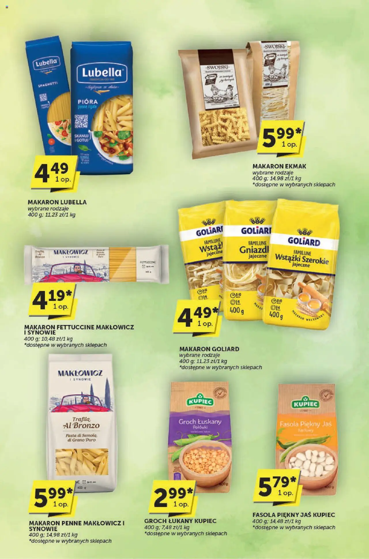 Euro Sklep Gazetka - Katalog od 02.10.2025 | Strona: 10 | Produkty: Makaron penne, Penne, Fasola piękny jaś, Makaron