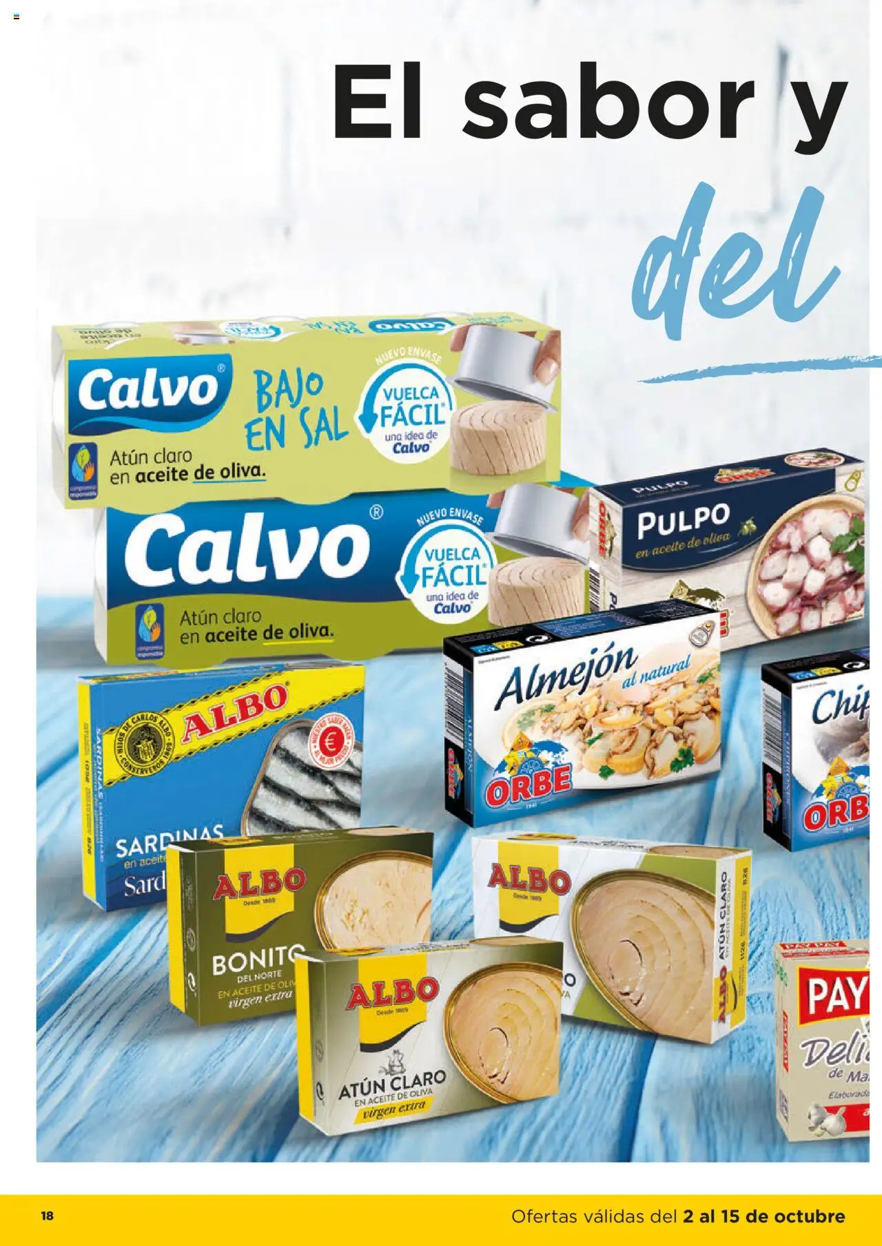 Alimerka folleto Castilla y León │ válido desde el 02.10.2025 | Página: 18 | Productos: Aceite, Aceite de oliva, Aceite de oliva virgen extra, Atún claro