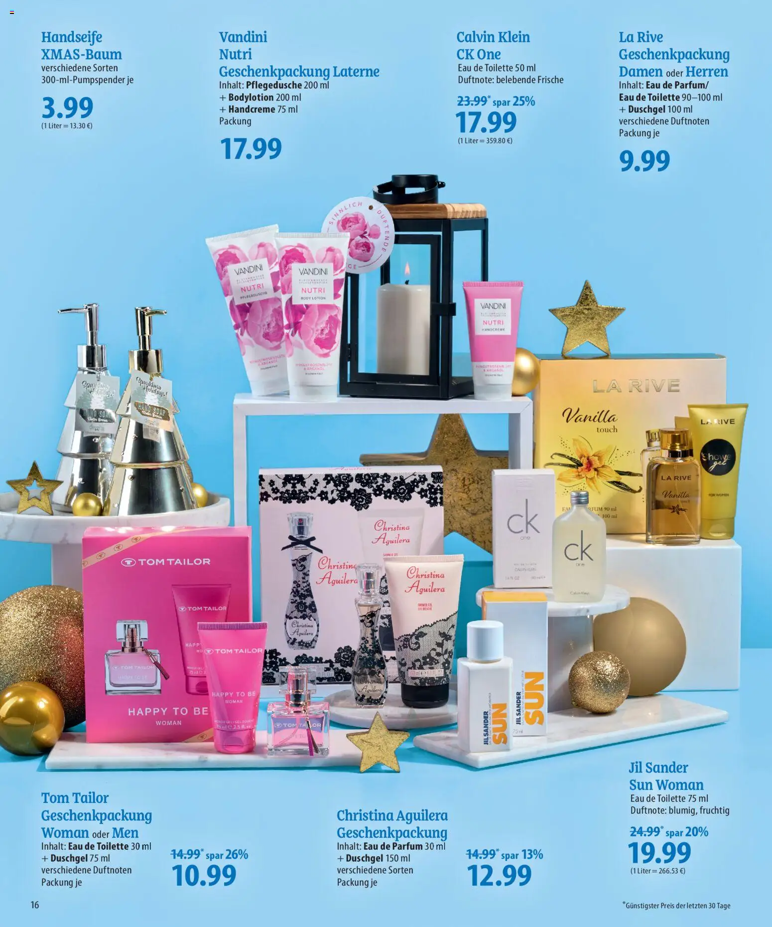 Famila Prospekt 	 – gültig ab 30.11.2025 | Seite: 16 | Produkte: Eau de Toilette, Handcreme, Body Lotion, Eau de Parfum