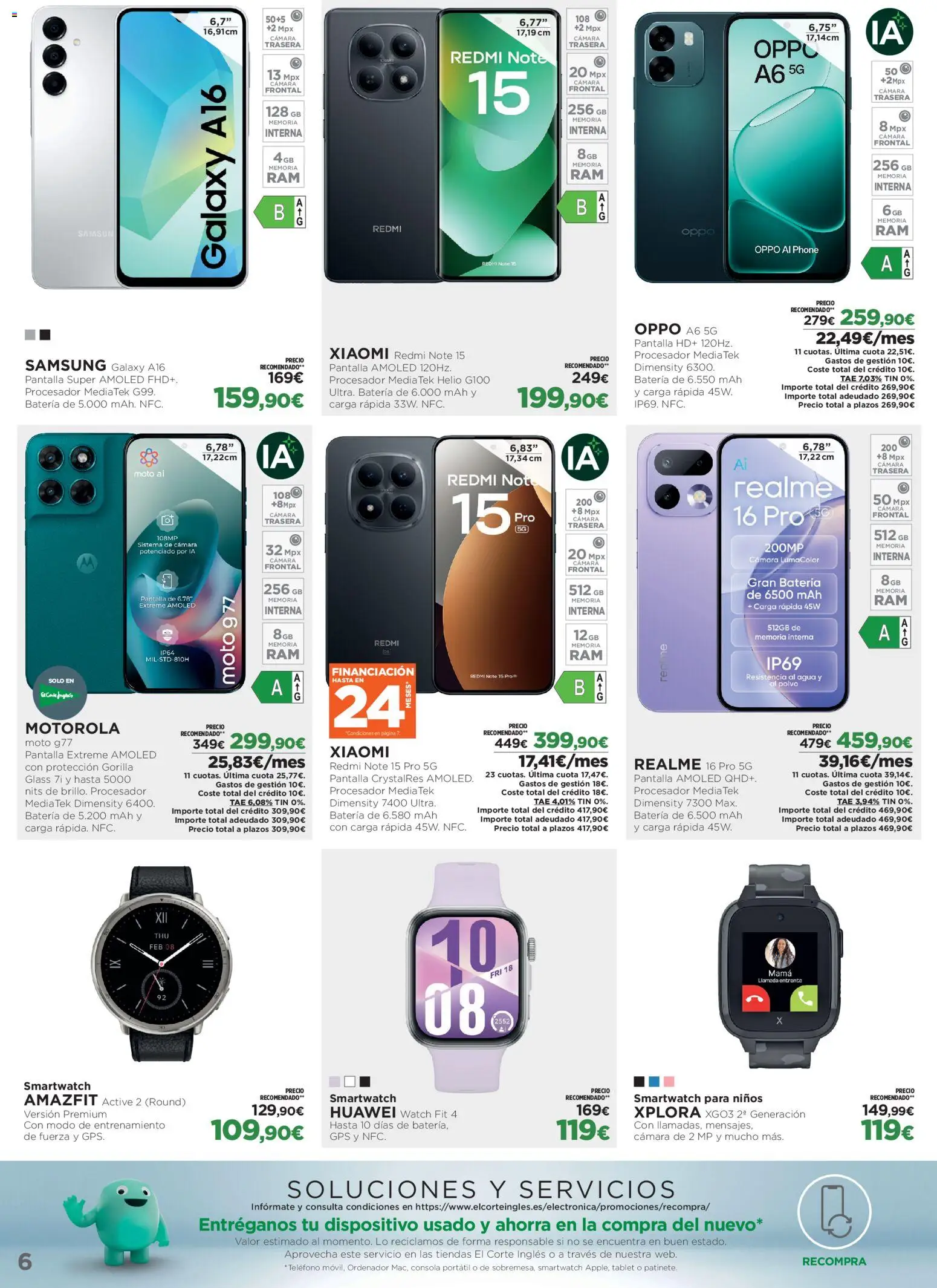 El Corte Inglés ofertas │ válido desde el 09.04.2026 | Página: 6 | Productos: Tablet, Ordenador, Cámara, Batería