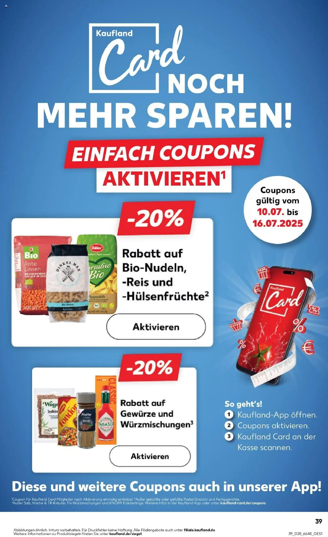 Kaufland prospekt Dossenheim	 - gültig ab dem 13.07.2025 | Seite: 6 | Produkte: Knorr, Pfeffer, Fertiggerichte, Reis