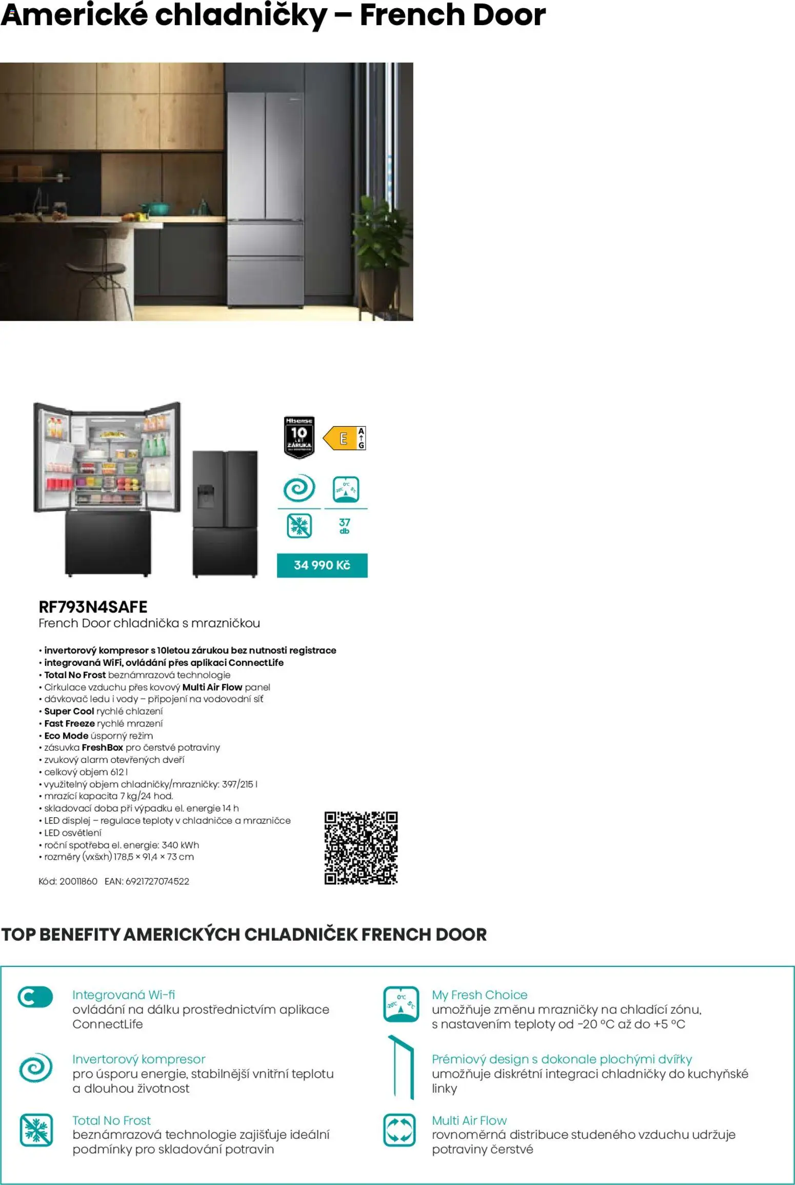 Möbelix leták - Hisense od 01.09.2025 | Strana: 16 | Produkty: Síť, Dávkovač, Kompresor, LED