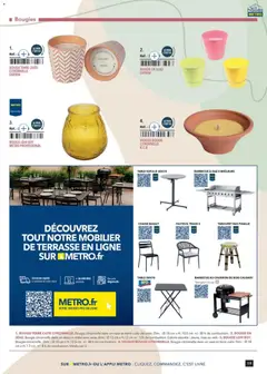 METRO - Prévisualisation de METRO - Terrasse&salle Collection 2026 valide à partir de 09.01.2026 | Page: 19 | Produits: Barbecue, Fauteuil, Table, Vase