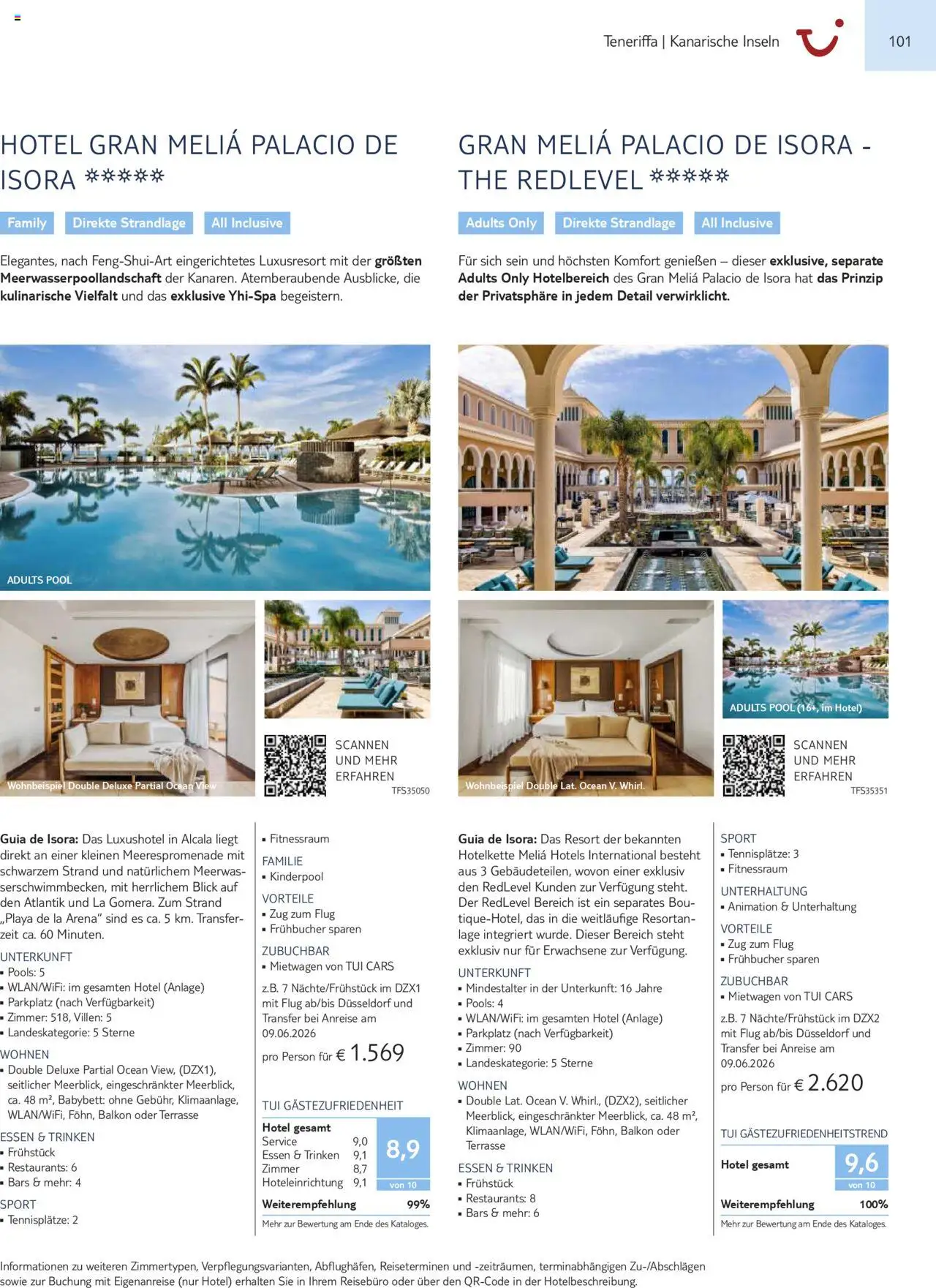 TUI Prospekt Kanaren, Kapverden & Senegal 2025/26	  – gültig ab 01.11.2025 | Seite: 101 | Produkte: Babybett