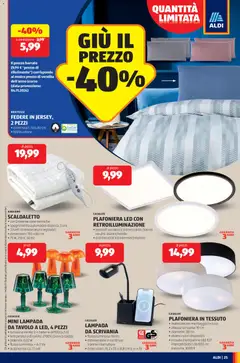 Anteprima del volantino LAMPADA DA SCRIVANIA, flusso luminoso: 90 Im • dimmerabile in continuo tramite interruttore • dimensioni: 15,2 x 7,5 x 31,8 cm (L x l x h) valido a partire dal 03.11.2025 | Pagina: 25