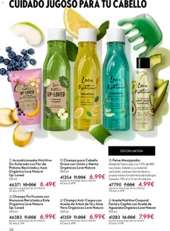 Vista previa Oriflame - Catálogo Campaña 1 válido desde el 31.12.2025 | Página: 128 | Productos: Acondicionador, Aceite, Manzana, Té