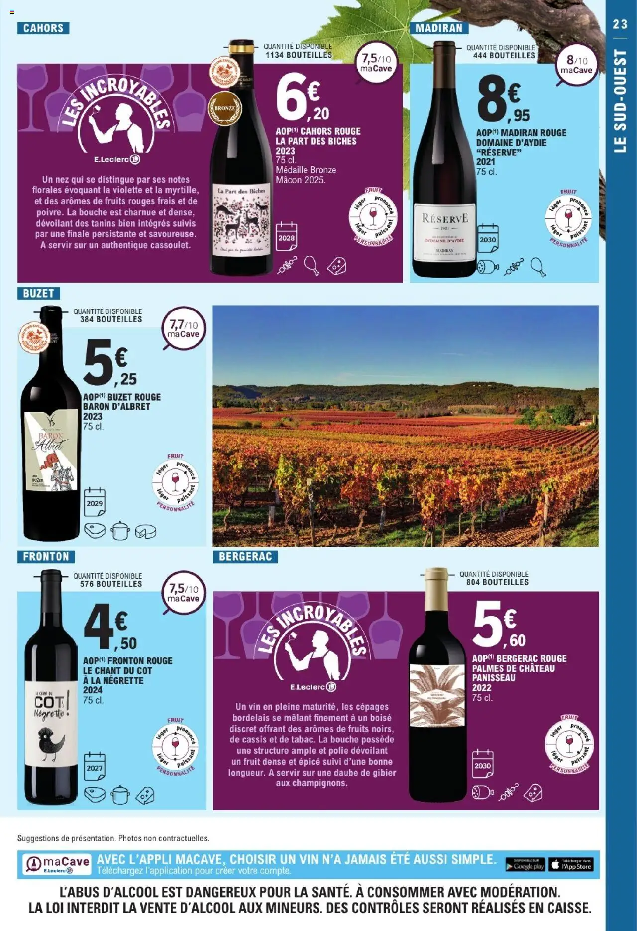  | Page: 23 | Produits: Cassis, Store, Vin