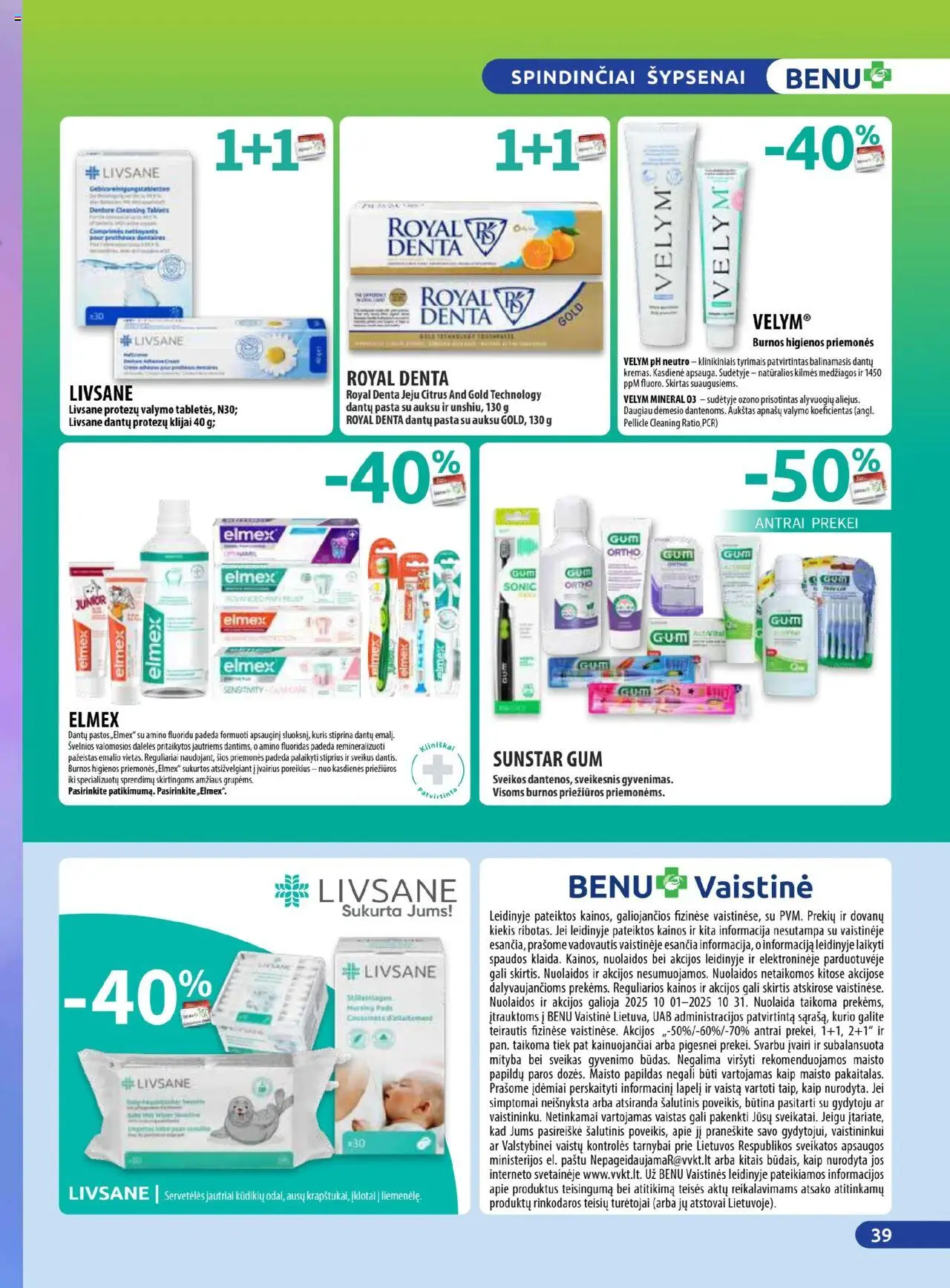 BENU akcijos nuo 01.10.2025 | Puslapis: 39