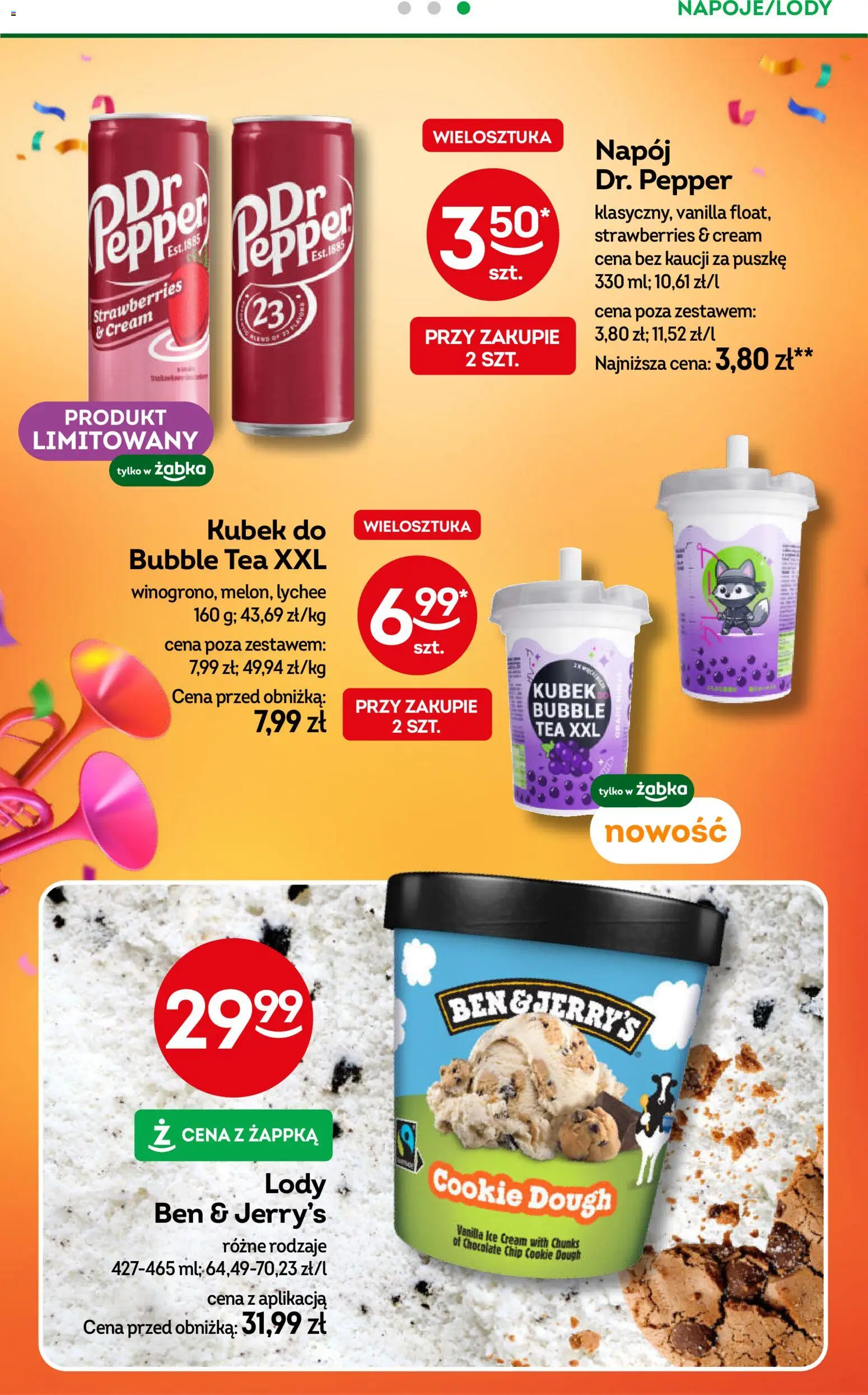 Żabka Gazetka od 14.01.2026 | Strona: 12 | Produkty: Lody