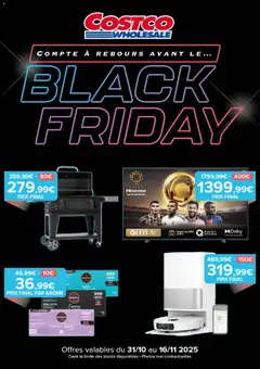 Costco - Prévisualisation de Costco Black Friday valide à partir de 31.10.2025