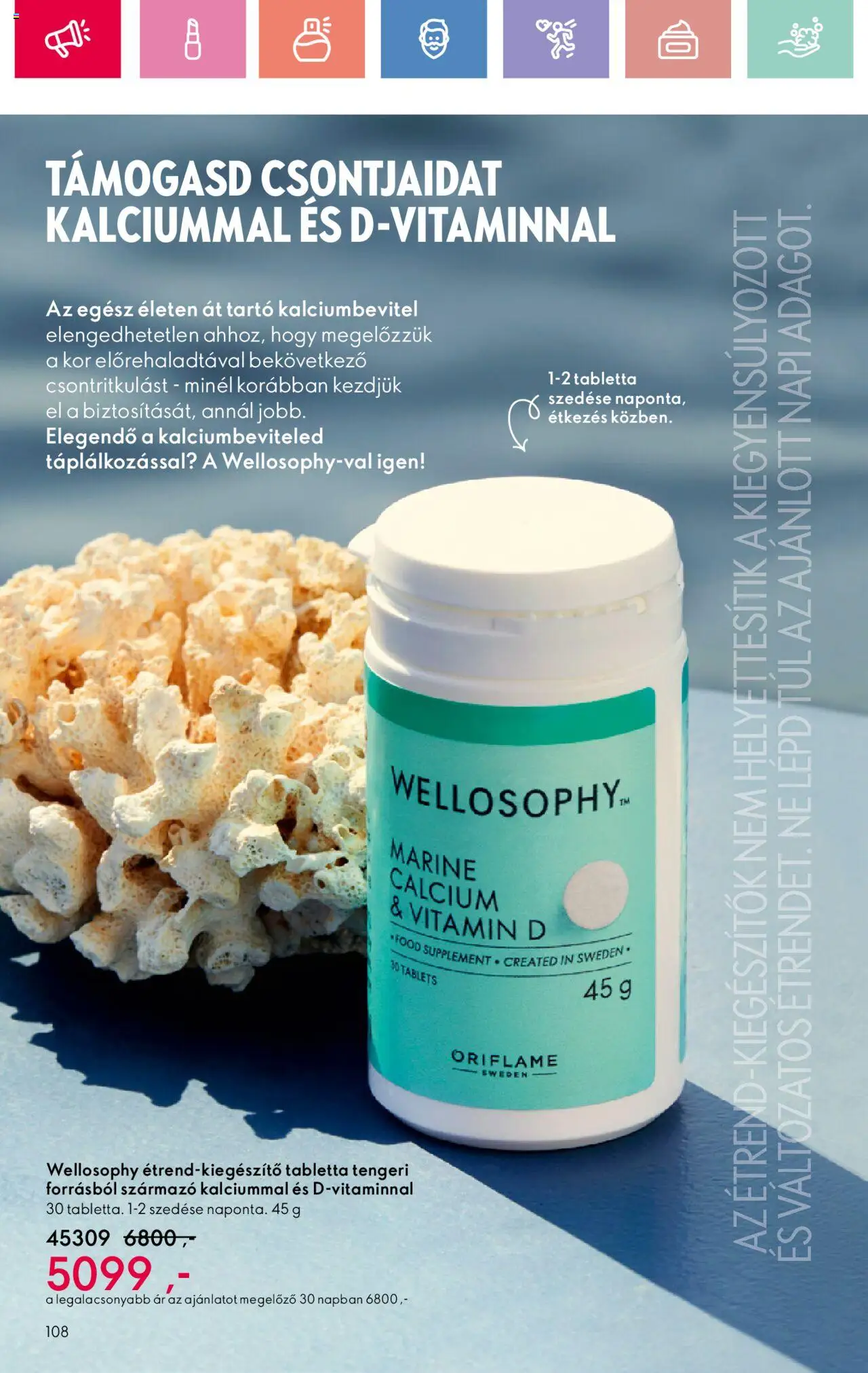 Oriflame akciós ujság - amely érvényes a következő dátumtól: 17.08.2025 | Oldal: 108 | Termékek: Vitamin d