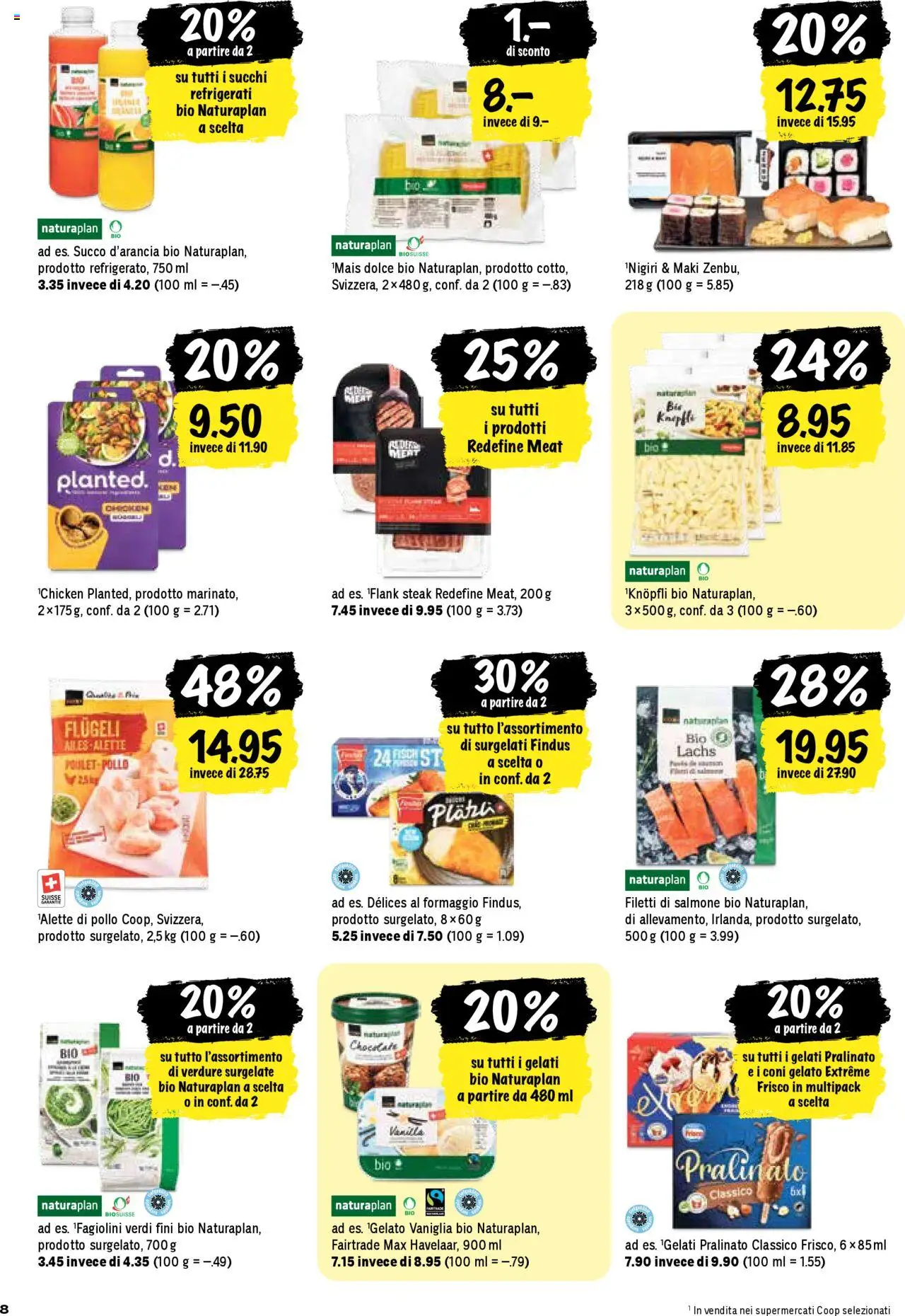 Coop - Una settimana di azioni ab 28.08.2025 | Seite: 8 | Produkte: Lachs