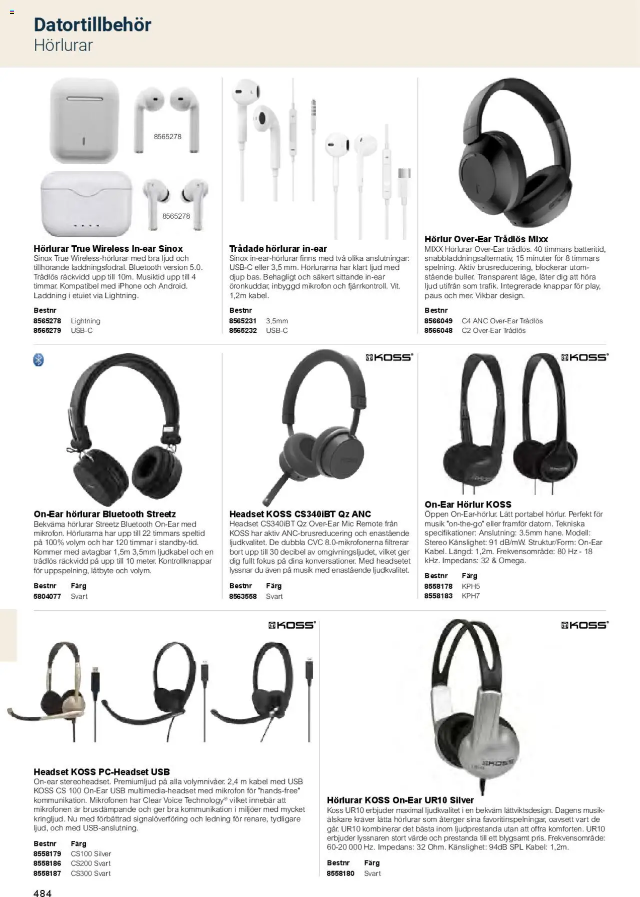 Office Depot reklamblad aktuell från 01.02.2025 | Sida: 486 | Produkter: Kabel, Mikrofon, USB, Headset