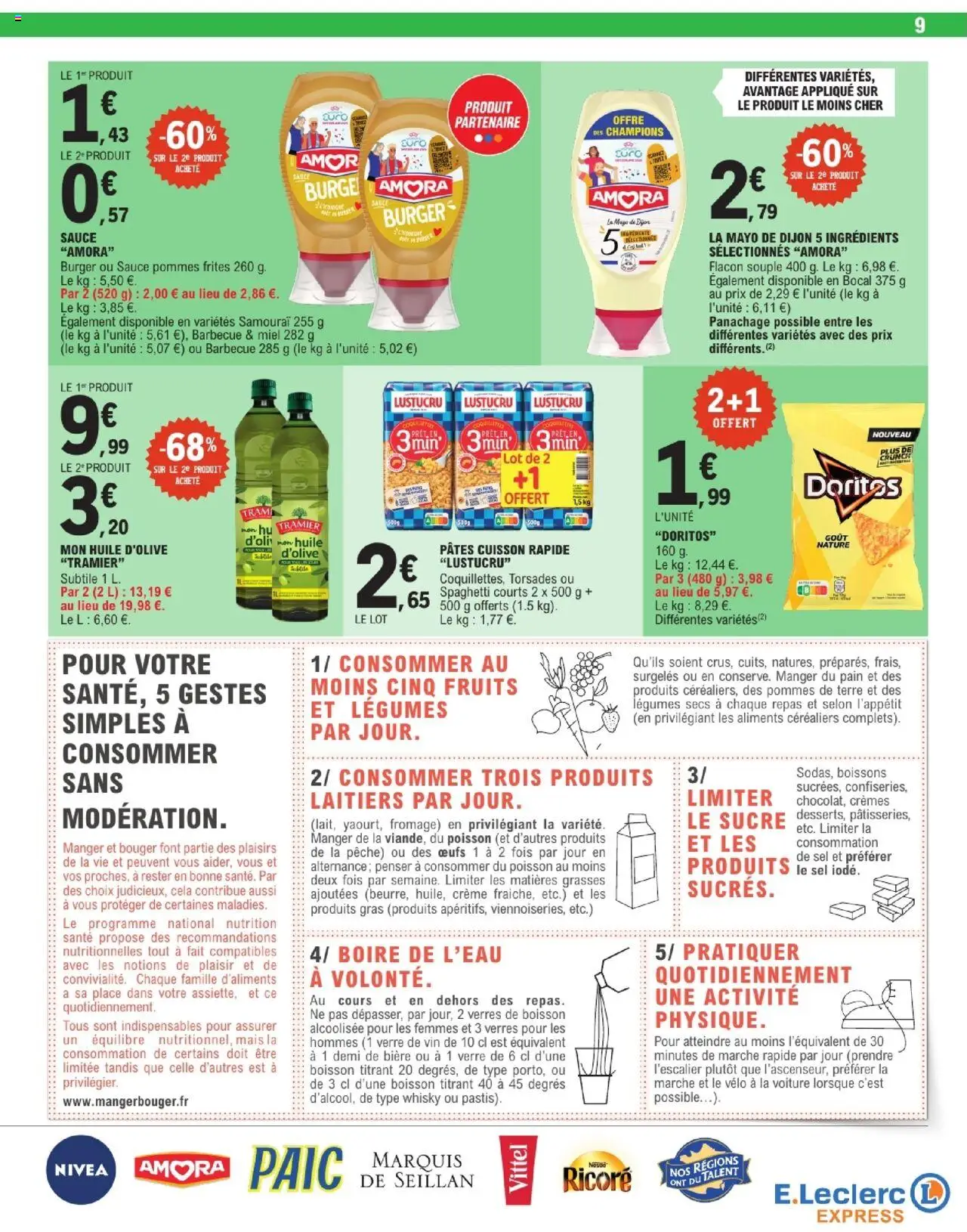  | Page: 9 | Produits: Mais, Fromage, Crème, Pommes de terre