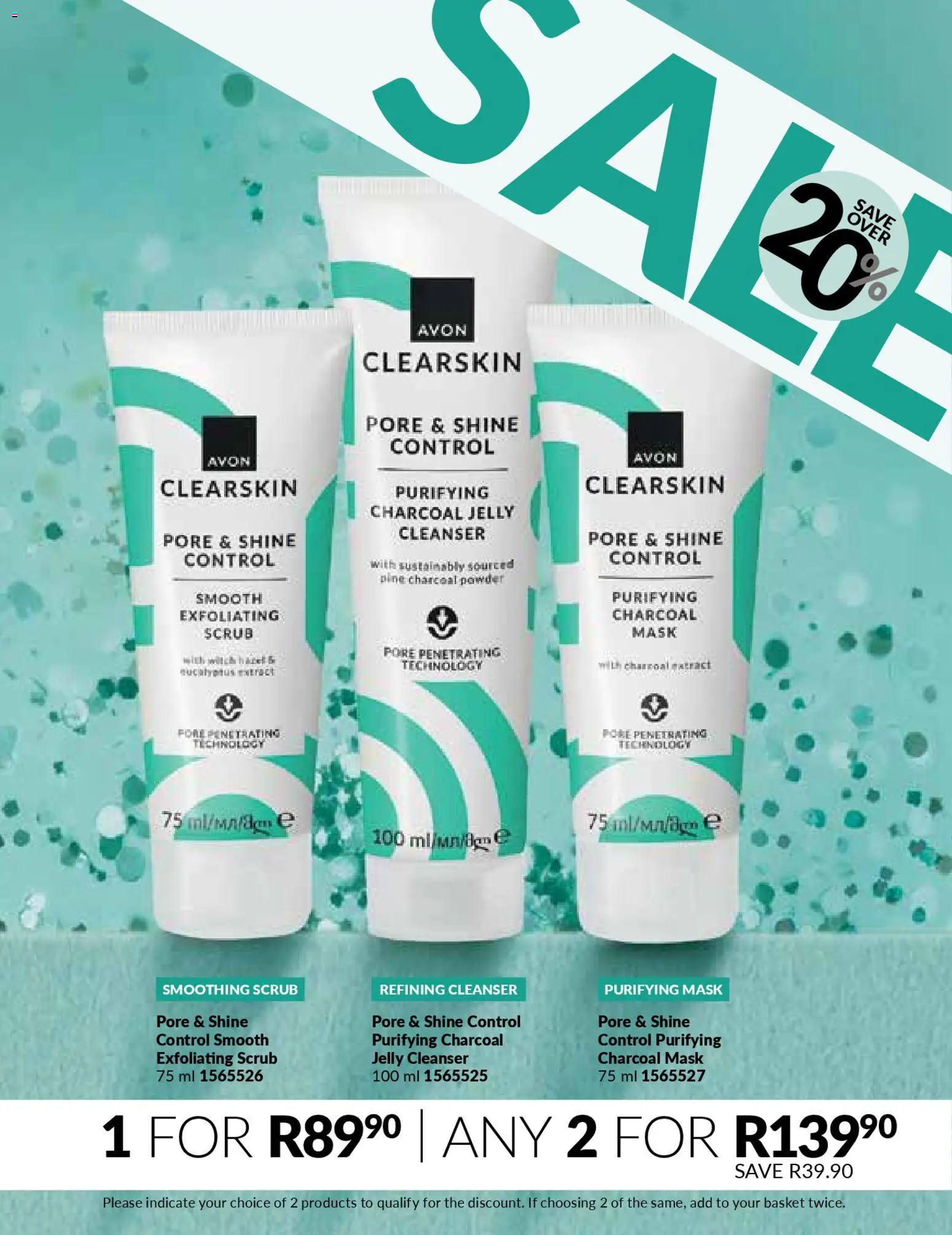 New Avon catalogue – valid from 01.01.2026 | Page: 29 | Products: Basket, Powder, Mask, Scrub