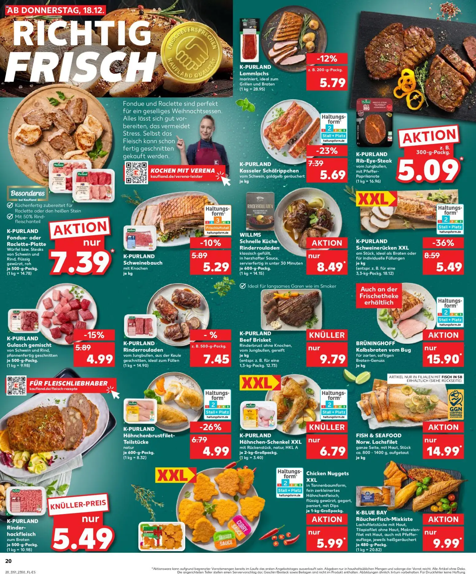 Kaufland prospekt Völklingen	 – gültig ab 21.12.2025 | Seite: 20 | Produkte: Küche, Fondue, Fleisch, Hackfleisch