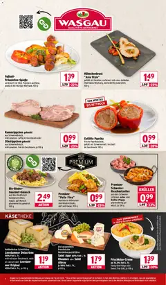 Wasgau Prospekt 	 ab 26.01.2026 gültig | Seite: 4 | Produkte: Leerdammer, Fußball, Schweinefleisch, Hahnchenbrust