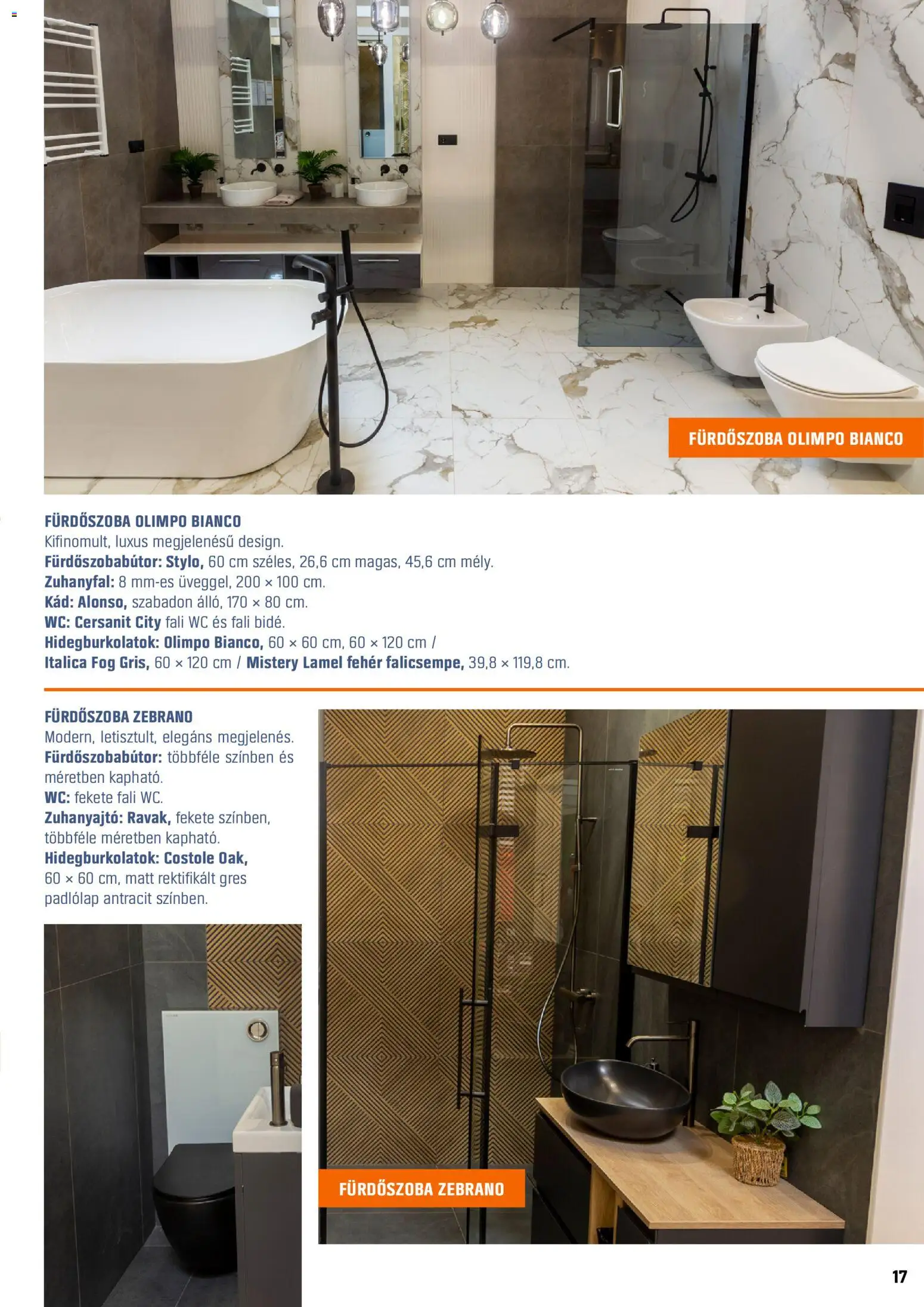 OBI akciós ujság - amely érvényes a következő dátumtól: 10.02.2026 | Oldal: 17 | Termékek: Padlólap, Gres, WC, Fürdőszoba