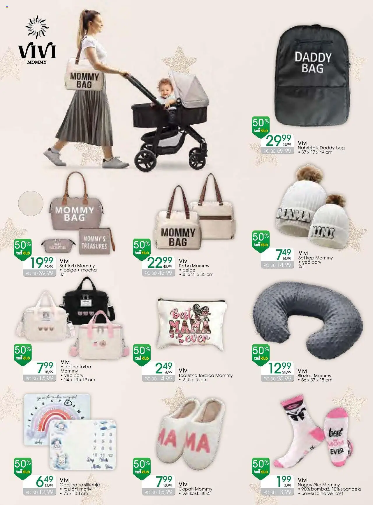 Novi Tuš drogerija katalog ponudbe – veljaven od 15.10.2025 | Stran: 13 | Izdelki: Toaletna torbica, Blazina, Torbica, Nahrbtnik