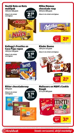 Kinder Bueno, 120 t/m 132 gram - Voorbeeld van een folder van Kruidvat, geldig van 31.03.2026 | Pagina: 49