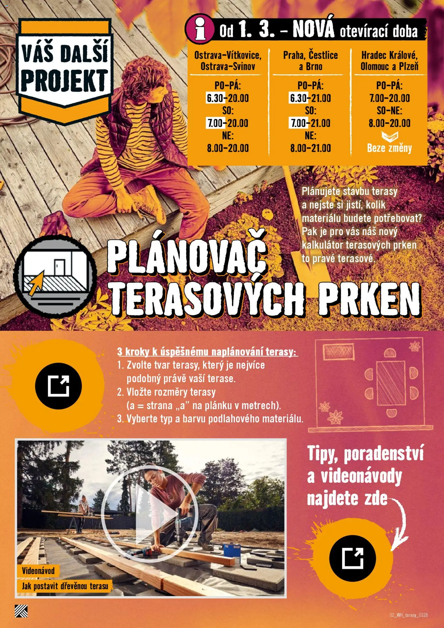 HORNBACH leták - Terasa od 11.03.2026 | Strana: 2