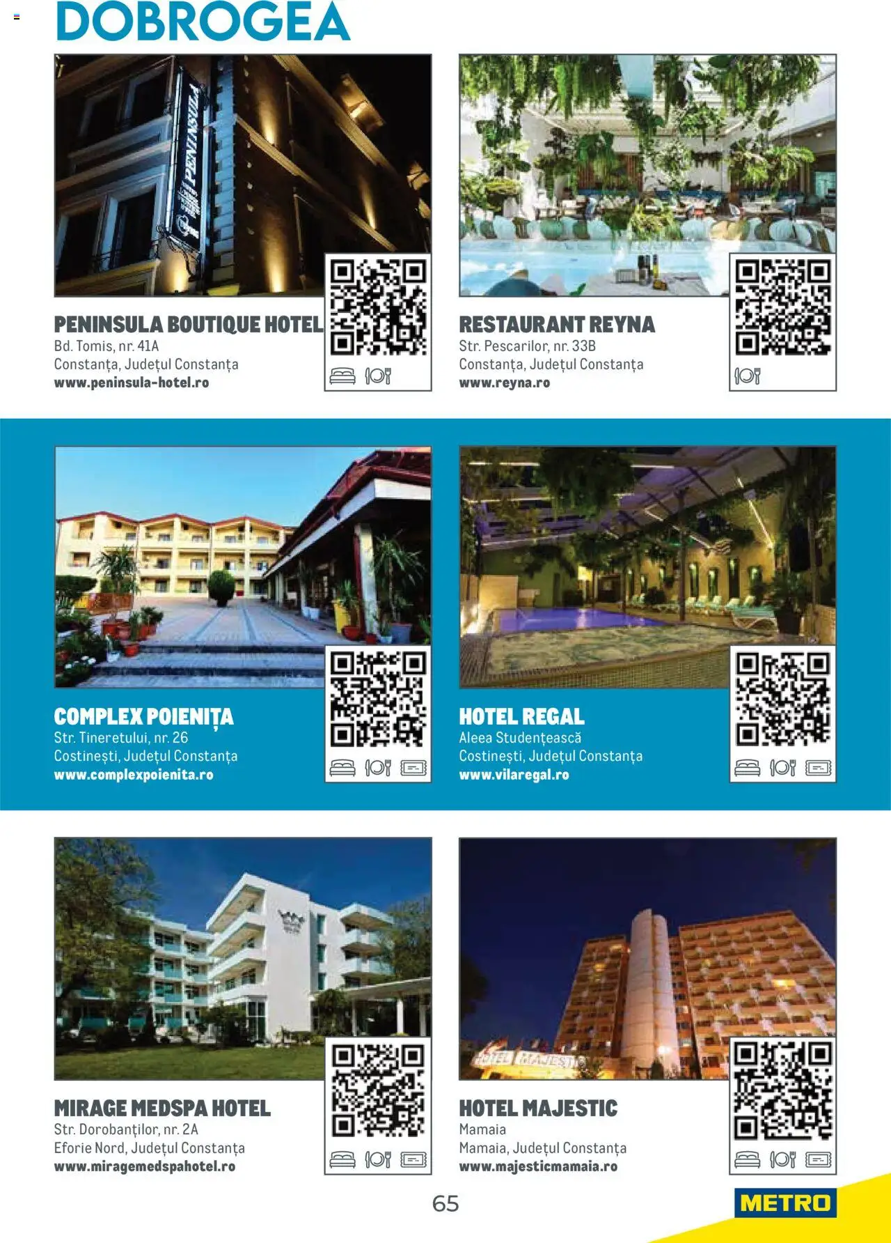 Metro catalog - Ghid de călătorie România – valabil de la 01.08.2025 | Pagină: 65