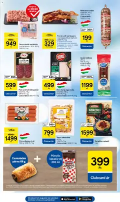 Tesco akciós ujság - amely érvényes a következő dátumtól: 28.08.2025 | Oldal: 3 | Termékek: Virsli, Kolbász, Pick, Tej