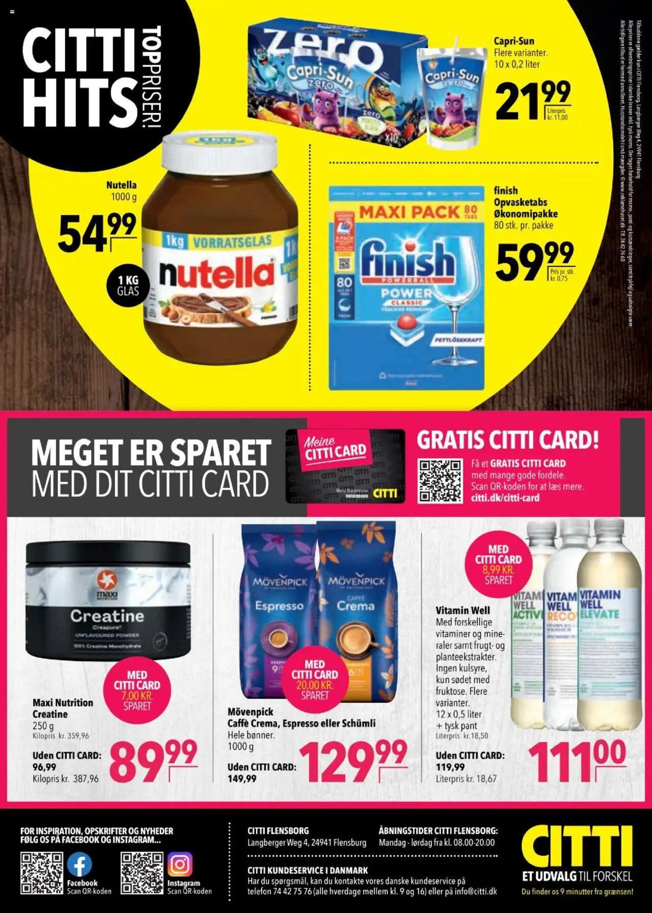 CITTI Tilbudsavis gyldig fra 13.08.2025 | Side: 16 | Produkter: Telefon, Nutella