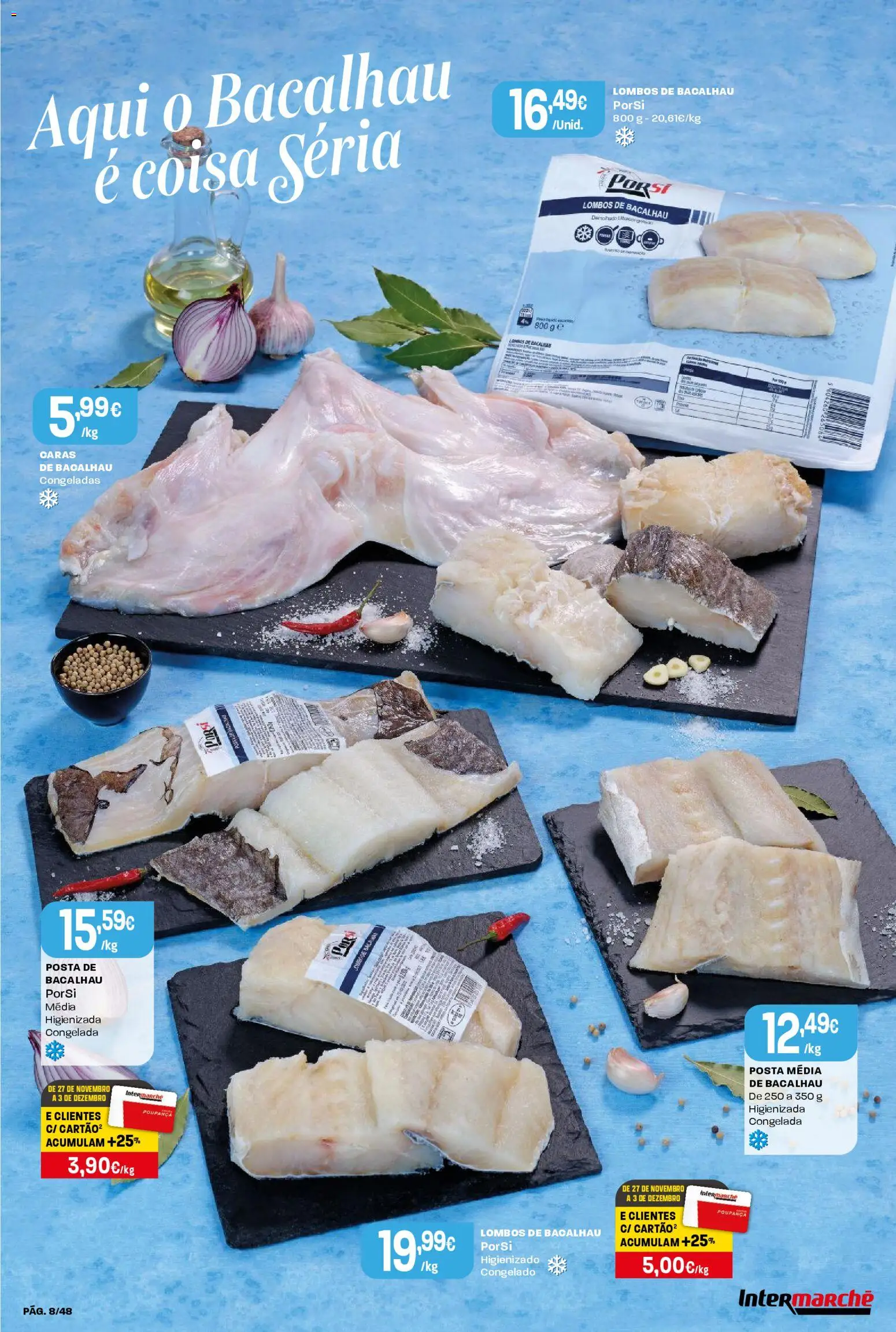 Intermarché - Black Friday │ válido de 27.11.2025 | Página: 8 | Produtos: Bacalhau