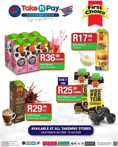 Preview of Take n Pay specials valid from 18.07.2025