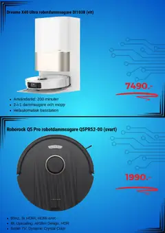 Elgiganten reklamblad aktuell från 17.07.2025 | Sida: 5 | Produkter: Dammsugare, Robotdammsugare