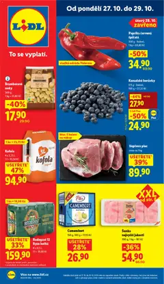 Náhled letáku Lidl leták od 27.10.2025