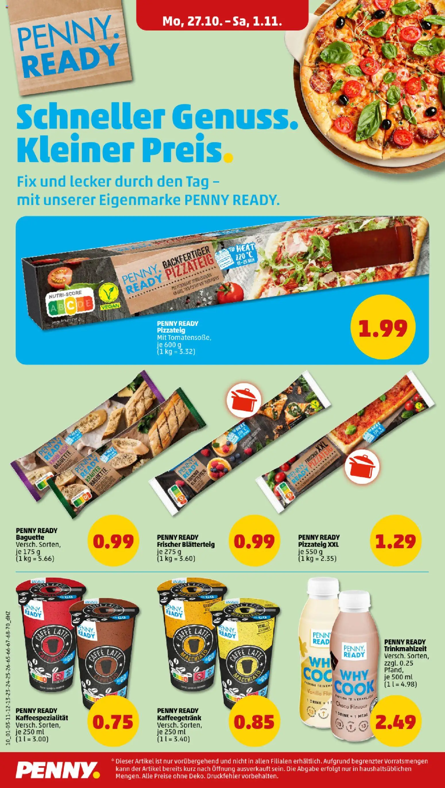 Penny Prospekt 	 – gültig ab 27.10.2025 | Seite: 12 | Produkte: Baguette, Knoblauch