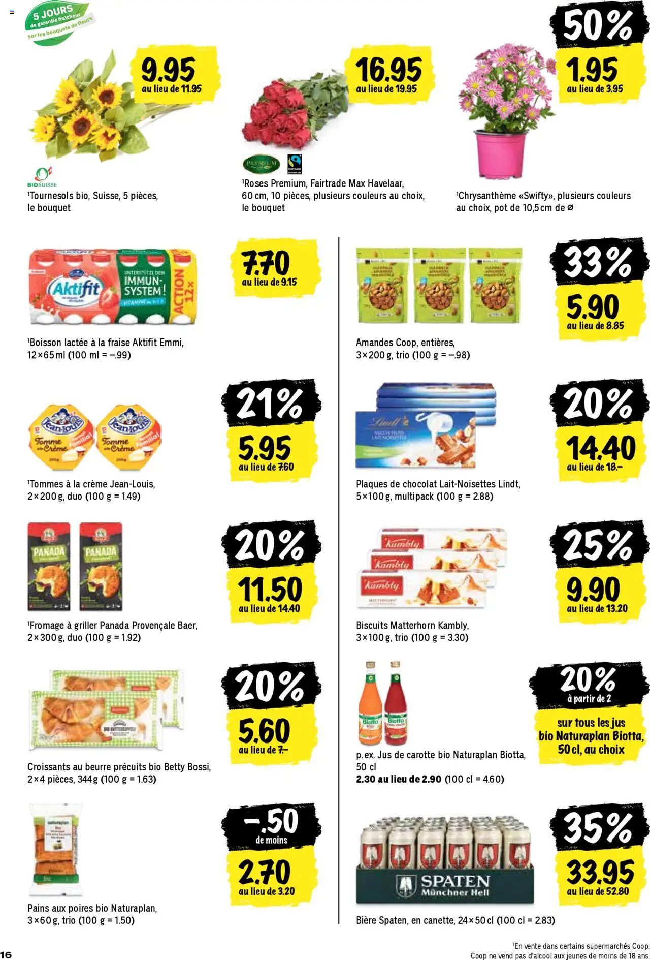 Coop - Les actions de la semaine ab 31.07.2025 | Seite: 16 | Produkte: Butter, Griller, Creme