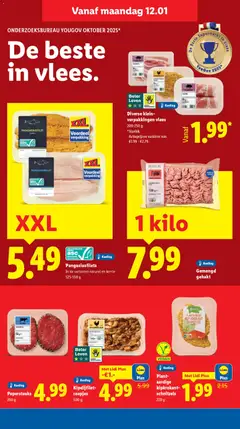 Plantaardige kipkrokant-schnitzels, 220 g - Voorbeeld van een folder van Lidl, geldig van 12.01.2026 | Pagina: 13