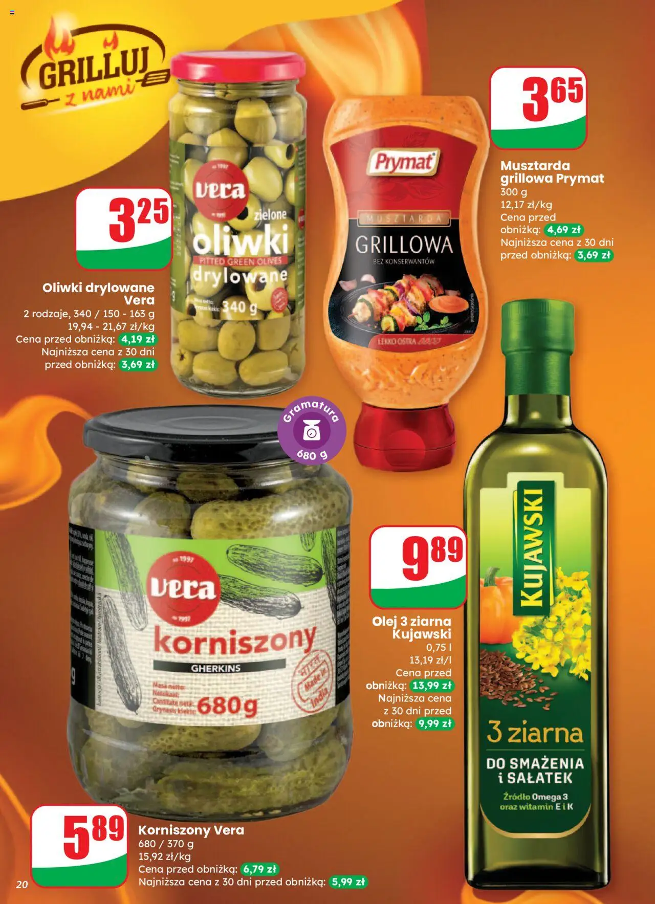 Dino Gazetka od 13.08.2025 | Strona: 20 | Produkty: Musztarda, Olej