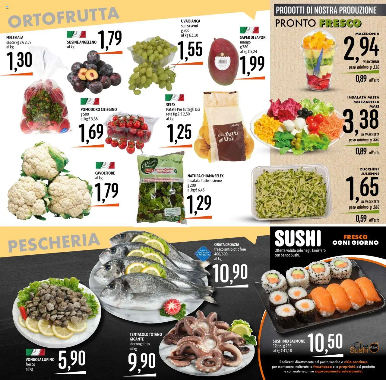 Volantino Emisfero del 25.09.2025 | Pagina: 8 | Prodotti: Insalata, Mais, Zucchine, Susine