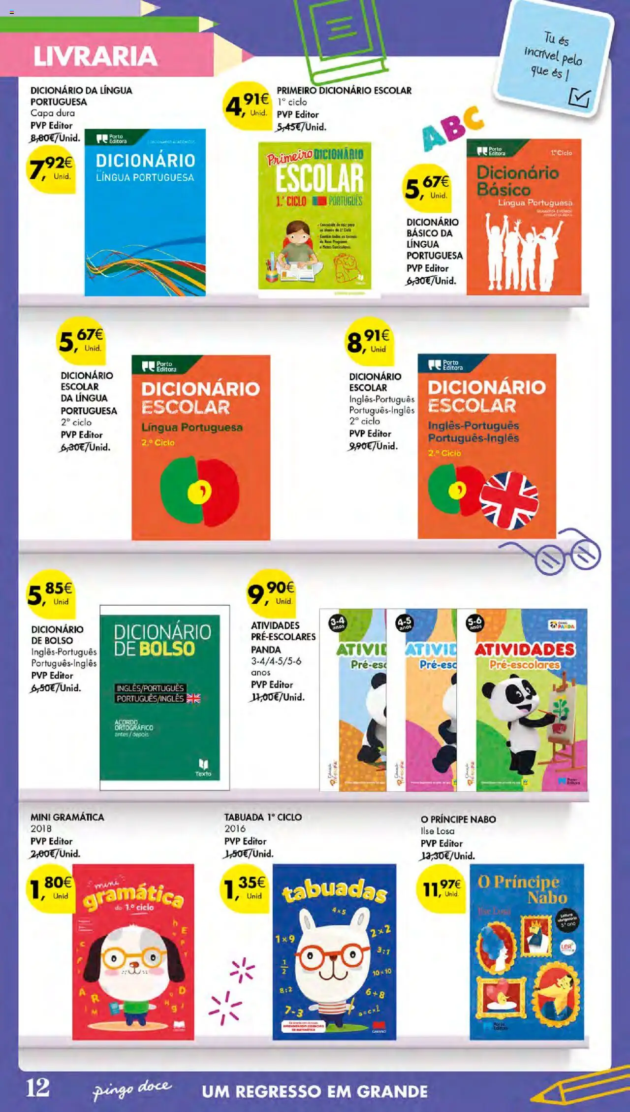 Pingo Doce - Regresso às Aulas Açores │ válido de 21.08.2025 | Página: 12 | Produtos: Tomada